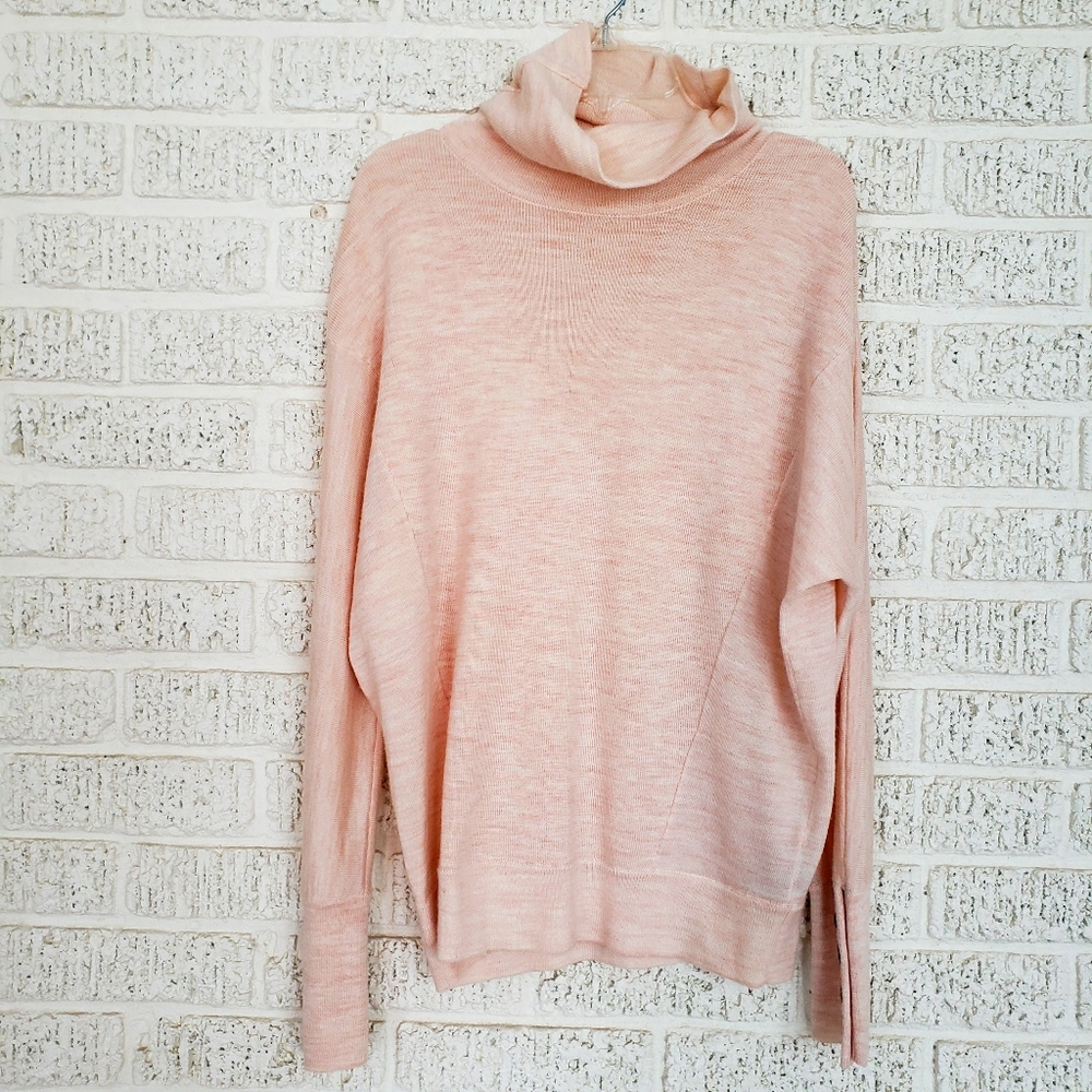 Anthropologie Moth Button Sleeve Dolman Turtleneck - Picture 3 of 6